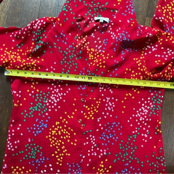 UK Never Fully Dressed Bohochic Vacation 2 piece Wrap Midi Skirt Long Sleeve - Picture 11 of 13